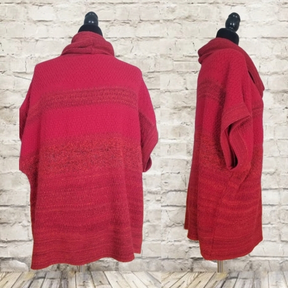 Coldwater Creek Poncho Style Sweater - Picture 2 of 4